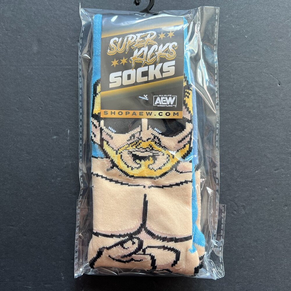 Men's AEW PWT All Elite Crate Exclusive Super Kicks Socks - Orange Cassidy